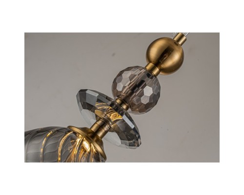 Светильник подвесной Belfast Herbison A1933 / A / A3 GR GL Золотой / Стекло / Серый