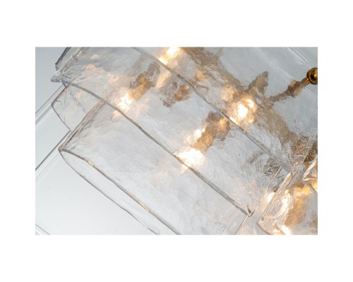 Люстра подвесная Belfast Erskine 22352 / 1000 / 12 GL CL Золотой / Стекло