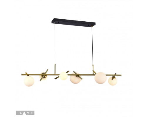Светильник подвесной iLamp Golden 2134-6L BR+MBK