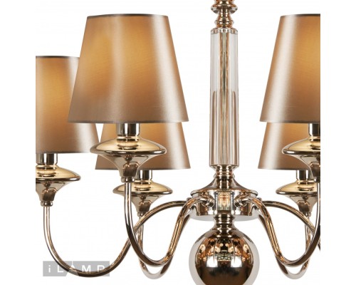 Подвесная люстра iLamp Rolling P2406-6 Nickel