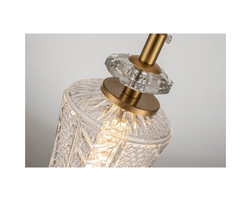 Светильник подвесной Belfast Herbison A1952 CL GL Золотой / Стекло / Прозрачный