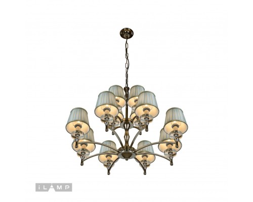 Подвесная люстра iLamp Olivia 82336/8+4 Хром