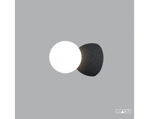 Настенный светильник iLamp FOXTROT 10695W/1-D100 BLACK&WHITE