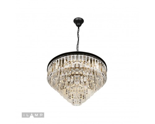Подвесная люстра iLamp Triumph 6101-800 Черная