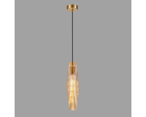 Подвесной светильник Belfast Howard D3312-1 GL CA Янтарный