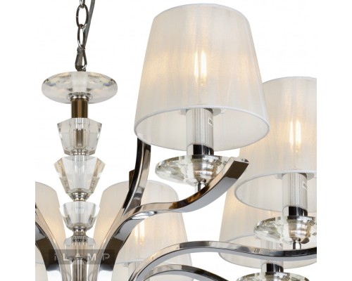 Подвесная люстра iLamp Omega RM5231/8 Хром