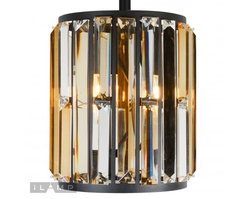 Подвесная люстра iLamp Royal 10390-1P Черная