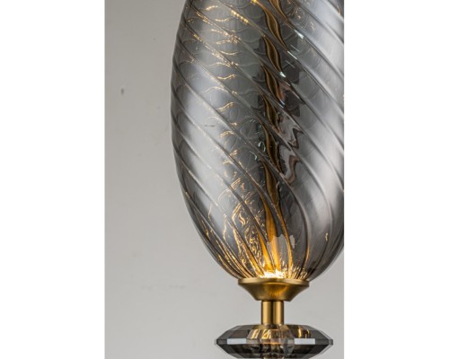 Светильник подвесной Belfast Herbison A1933 / A / A3 GR GL Золотой / Стекло / Серый