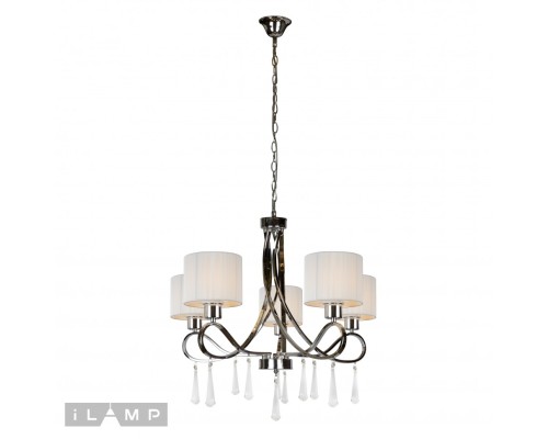 Подвесная люстра iLamp Bella RM1029/5 Хром