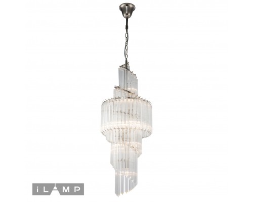 Подвесная люстра iLamp Manhattan 051D-11 Nickel