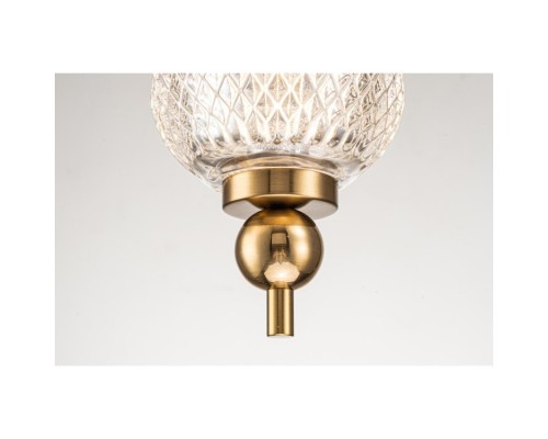 Светильник подвесной Belfast Herbison A1953 / B CL GL Золотой / Стекло / Прозрачный