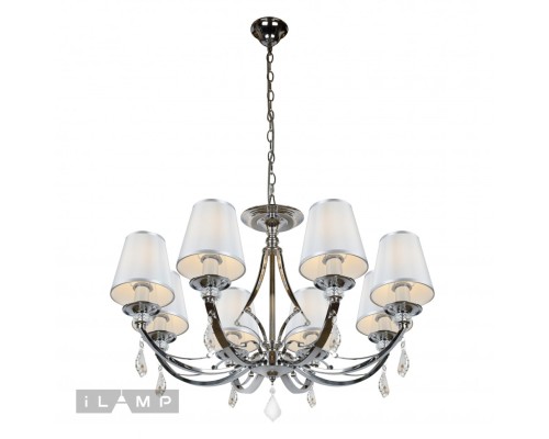 Подвесная люстра iLamp Amadea RM5220/8 Хром