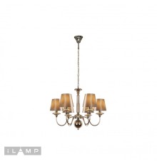 Подвесная люстра iLamp Rolling P2406-6 Nickel