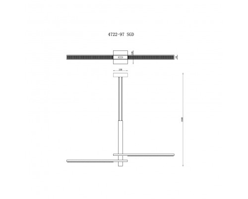 Светильник подвесной iLEDEX Vision 4722-97 SGD