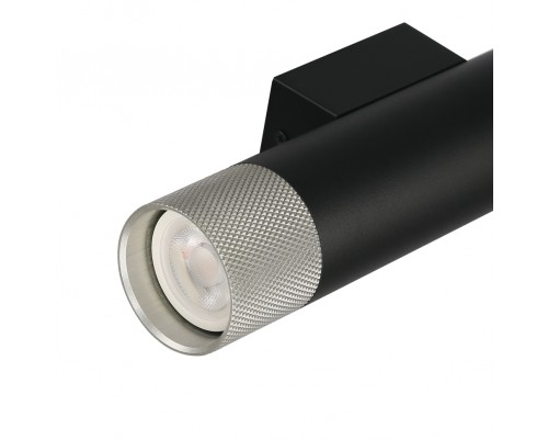 Светильник настенный iLEDEX Delta 2365-2 BK+SL