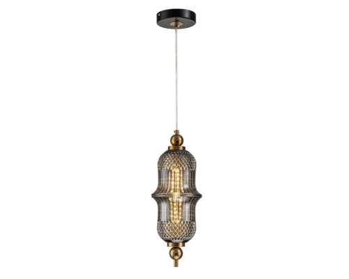 Светильник подвесной Belfast Herbison A1953 / B / A3 GR GL Золотой / Стекло / Серый