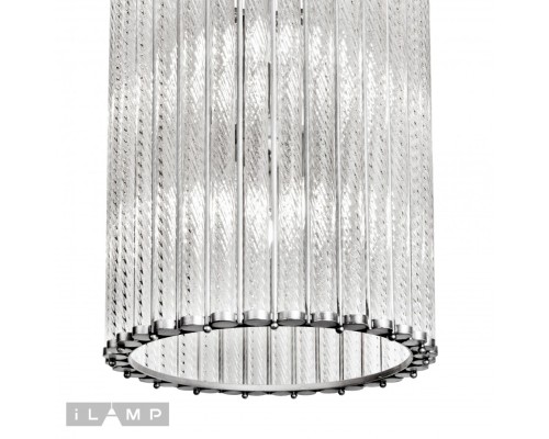 Подвесная люстра iLamp Manhattan MD0266-6 SILVER BRUSH