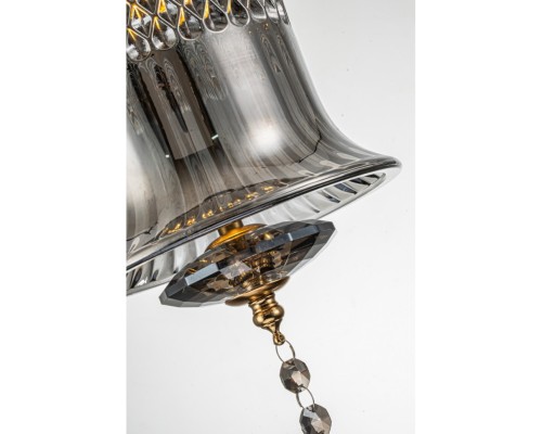 Светильник подвесной Belfast Herbison A1954 / A3 GR GL Золотой / Стекло / Серый