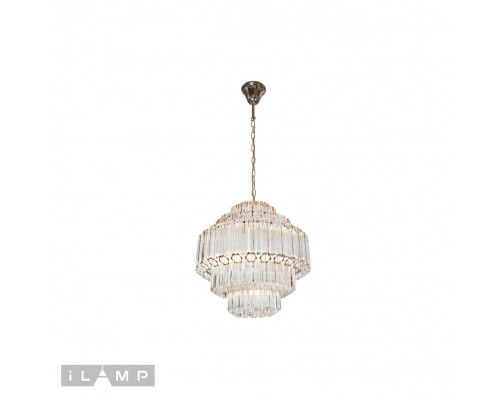 Подвесная люстра iLamp Destiny MD0267-7 CHROME+CLEAR