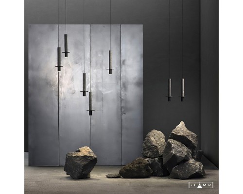 Подвесной светильник iLamp LOFTY 10704P/1-D150 BLACK&GREY