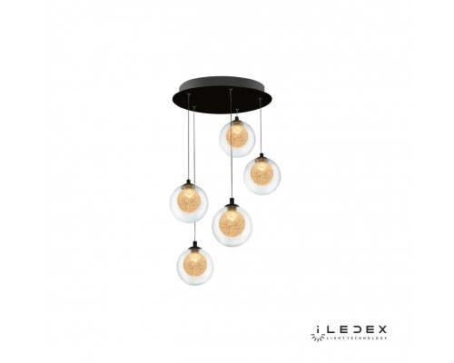 Подвесная люстра iLedex Oblivion C4457-5R Хром