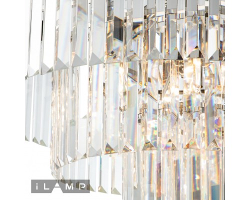 Подвесная люстра iLamp Triumph 7383/8P NICKEL