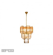 Подвесная люстра iLamp Tribeca MD0276-11C GOLD+CLEAR