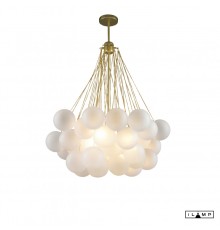 Подвесная люстра iLamp GLOBE 10099P/3-D800 GOLD&WHITE