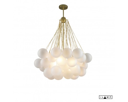Подвесная люстра iLamp GLOBE 10099P/3-D800 GOLD&WHITE