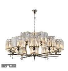 Подвесной светильник iLamp STATEN ISLAND P9514-10+5 NICKEL