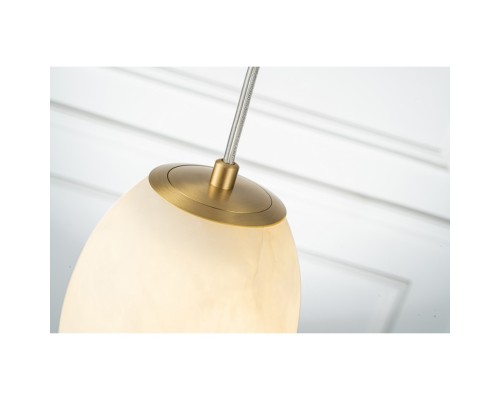 Подвесной светильник Belfast Ravenhill 3271B BR MB Латунь / Камень