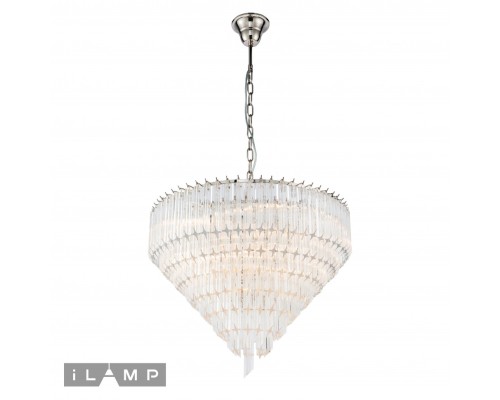 Подвесная люстра iLamp Manhattan 051D-6 Nickel