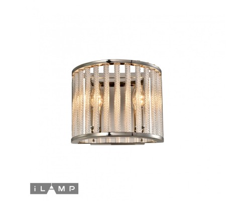Настенный светильник iLamp QEENS W9501-2 NICKEL