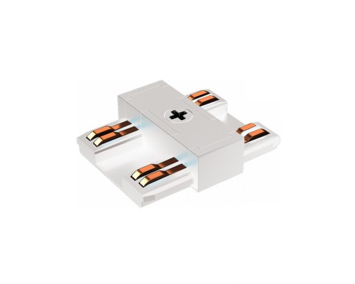 Коннектор питания прямой для ультратонкого шинопровода iLEDEX TECHNICAL VISION POWER CONNECT 4825-WH