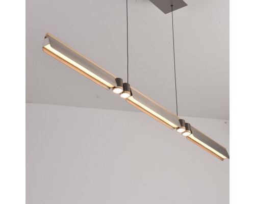 Светильник подвесной iLEDEX Vision 9309D-1200-2 GR+BK