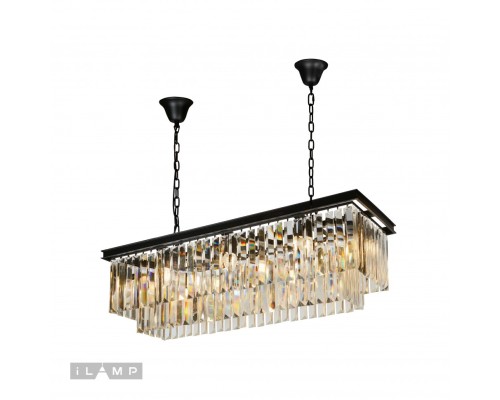 Подвесная люстра iLamp Triumph 6118-1000 Черная
