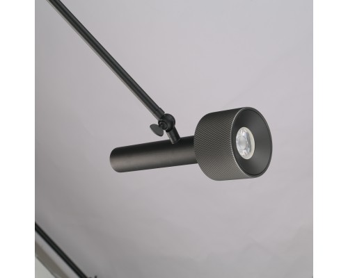 Светильник потолочный iLEDEX Delta 2361-1 BK+GRP