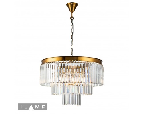 Подвесная люстра iLamp Triumph 7383/8P BRASS