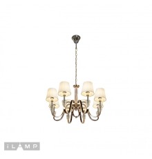 Подвесная люстра iLamp Alesti P2424-8 Nickel