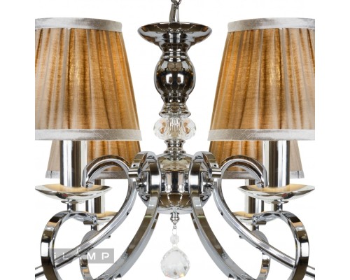 Подвесная люстра iLamp Holiday RM6116/8 Хром