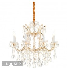 Светильник подвесной iLamp Diamond 6071-8 GD+CL