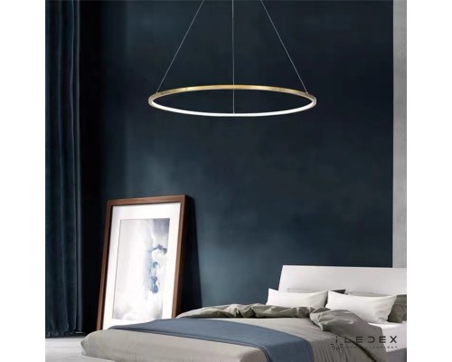 Подвесная люстра iLedex AXIS 10112P/1-24W-3000K-D800 BRASS