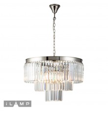 Подвесная люстра iLamp Triumph 7383/8P NICKEL