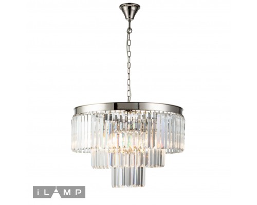 Подвесная люстра iLamp Triumph 7383/8P NICKEL
