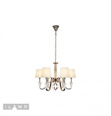 Подвесная люстра iLamp Alesti P2424-6 Nickel