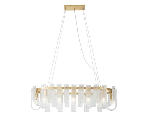 Подвесная люстра Belfast Severn 6601-950 BR CL Латунь / Стекло