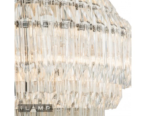 Подвесная люстра iLamp Manhattan 103D-10 Nickel