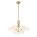 Подвесная люстра Belfast Bryson L-8130-6+3 BR GL Латунь / Стекло