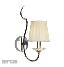 Настенный светильник iLamp Charm W2508-1 Никель+беж
