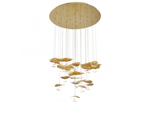 Светильник подвесной iLedex Lotus 8827P-19 BRASS